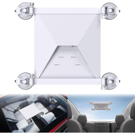 Starlink Mini Car Suction Cup Mount, Portable Vehicle Strong Suction Starlink Mini Secure Mounting Kit for Car Sunroof/Front Window/Rear Window/Roof