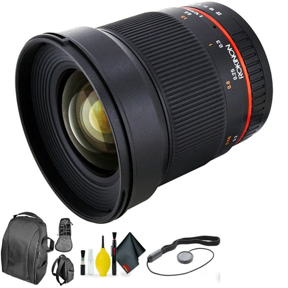 ROKINON 16MM f/2.0 Fuji X Mount   Deluxe Lens Cleaning Kit Bundle