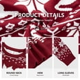 thumbnail image 4 of Iceglad Men's Ugly Christmas Sweater Reindeer Snowflake Print Acrylic Knitted Pullover, 4 of 7