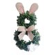 thumbnail image 2 of Guirnalda de conejo de Pascua, guirnalda de conejo de Pascua, adorno colgante Artificial con nudo de lazo para fiesta, hogar, vacaciones, decoraciones BLESIY Corona de orejas de conejo de Pascua, 2 of 8