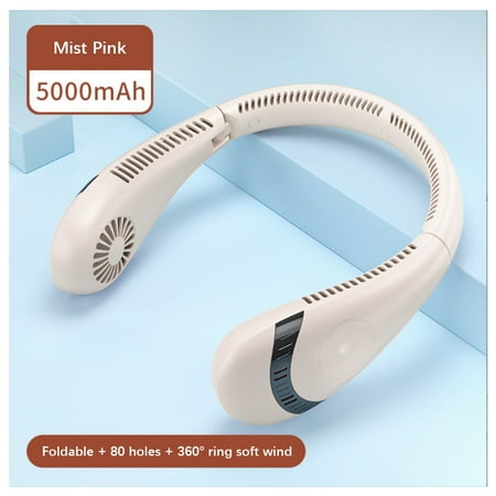 

Portable Neck Fan Hands Rechargeable Personal Bladeless Fan Wearable Fan
