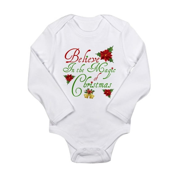 CafePress - Believe In The Magic Body Suit - Long Sleeve Infant Bodysuit