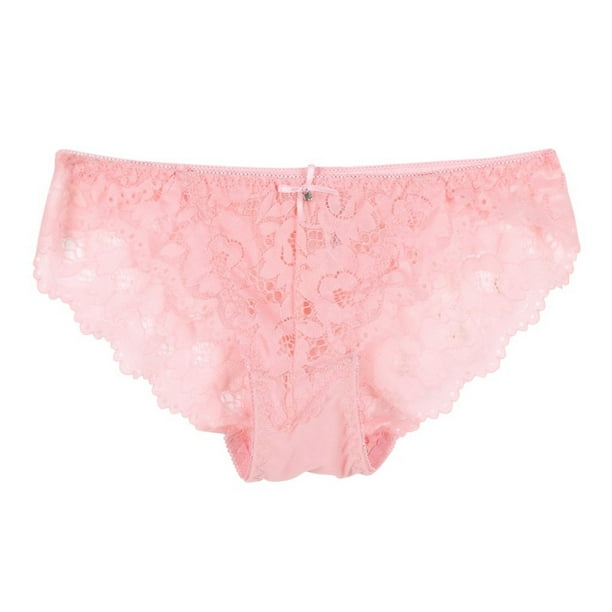 Women's Chemises & Negligees Women Bra Seamless Underwear Sexy Bralette  Lingerie Transparent Panties Bras Female Intimates Set-Pink_S
