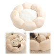 thumbnail image 3 of Flower Shaped Cage Warm Nest Dog Winter Indoor Cute Cuddle Light Pink L, 3 of 8