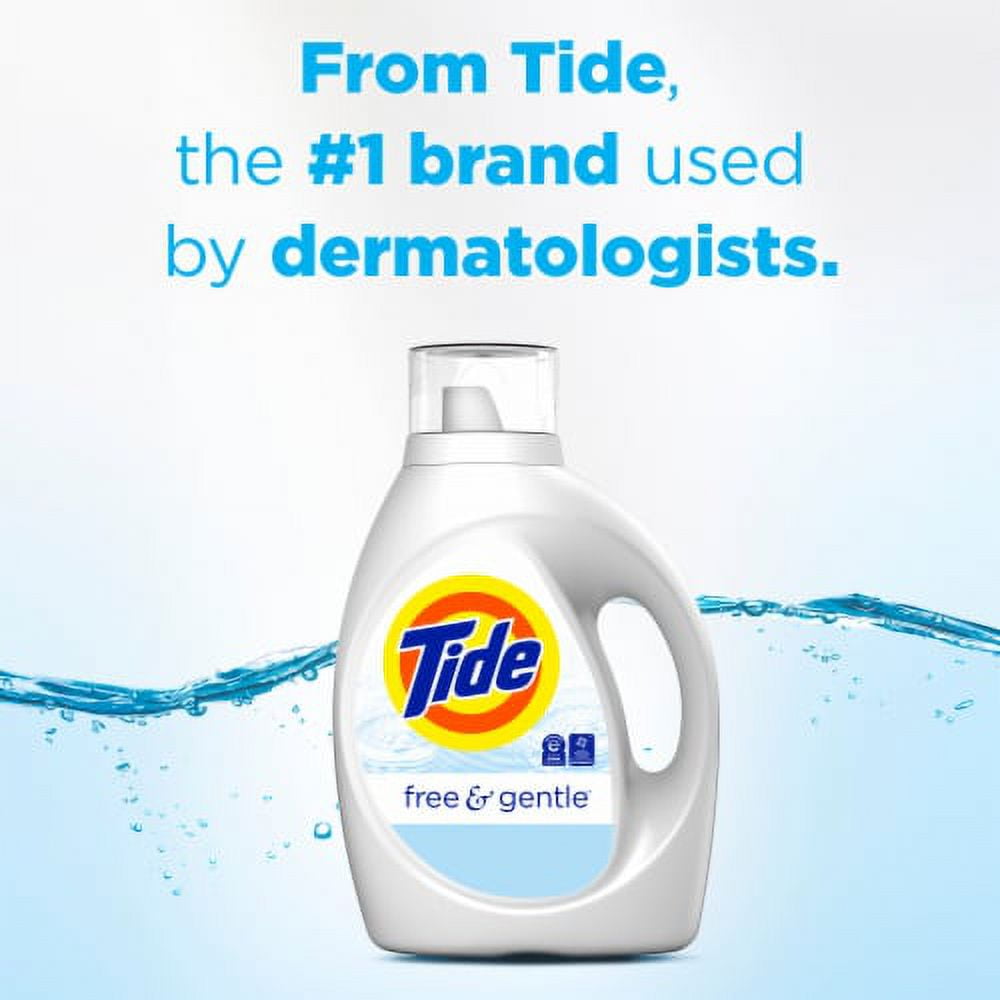 Tide Free & Gentle Unscented Liquid Laundry Detergent