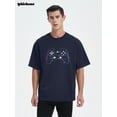 thumbnail image 3 of Whichone Graphic Tshirts for Men M - 3XL Cool Edgy Trippy Design Casual Tees Streetwear Game Console, 3 of 8