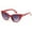 Red, variant on Retro Uv 400 Kids Sunglasses Girls Fashion Cat Eye Glasses Soft Frame