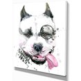 thumbnail image 2 of Funny Dog with Single Lens - Contemporary Animal Art Canvas, 2 of 3