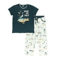 thumbnail image 3 of Lazy One Women's Pajama Set, Short Sleeves with Cute Prints, Relaxed Fit, Shore Am Tired, Birds, 3 of 7