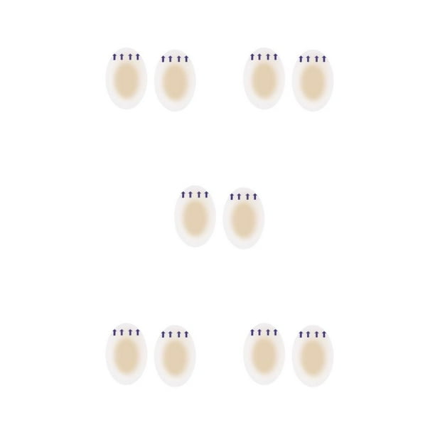Qarigey Almohadillas protectoras de Gel para el talón, 2 uds., pegatinas para calzado, cojín protector, parches de blíster autoadhesivos Type2 NO2