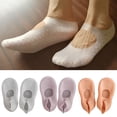thumbnail image 1 of Funie Socks Antislip Bottom Breathable Silicone Strap Design Foot Care Short Socks for Indoor, 1 of 8