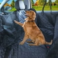 thumbnail image 4 of 133×140CM Double Zipper Car Pet Seat Pad Waterproof Dirt Resistant Suitable Multiple Models Solid Color Cars Rear Seats Cushion, 4 of 5