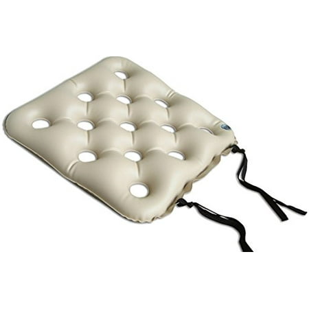 Chair Inflate Wheelchair Seat Cushion, Pre-Inflated, 19 x 19 Inch, 350 Pound Capacity, 1314WCC1919 (Pack of 1), Provides pressure relief By MediChoice Ship from US ()
