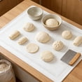 thumbnail image 4 of Yhmxh Tapete de silicona para hornear extra grueso para amasar con medidas y bordes elevados. Tapete de silicona antiadherente de grado alimenticio para pasteles, pan, galletas y pizza., 4 of 6