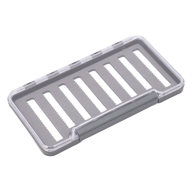 CAJA de Señuelos de Pesca Con Mosca, Liviano Portátil Transparente ABS Con Caparazón de Pesca Tackle de Pesca Caja de Ganchos