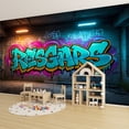 thumbnail image 6 of Graffiti Wallpaper Vibrant Graffiti Art Bold Letters Peel and Stick Wall Murals 100"H x 144"W Removable PVC Wall Paper Self-Adhesive Wall Paintings Art Decor for Bedroom Living Room, 6 of 7