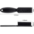 thumbnail image 2 of Paquete de 3 cepillos de limpieza de nailon para cuchillas de cortapelos herramienta de limpieza de peluquero - negro Excelente Rendimiento ER000117SX, 2 of 5