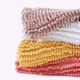 thumbnail image 7 of FRESHMINT Chenille Bathroom Rugs Mat 32'' x 20'' Non-Slip Bath Mat for Bathroom Floor & Bathtub, Washable Soft Shower Shag Bath Rugs, Fluffy Thick Water Absorbent Microfiber Shower Mat, Dusty Pink, 7 of 7