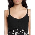 thumbnail image 4 of No Boundaries Juniors Crochet Slip Dress, Sizes XS-XXXL, 4 of 5