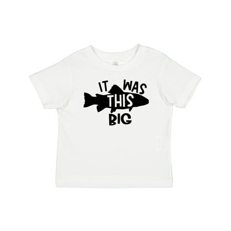 

Inktastic It Was This Big Fishing Humor Gift Baby Boy or Baby Girl T-Shirt