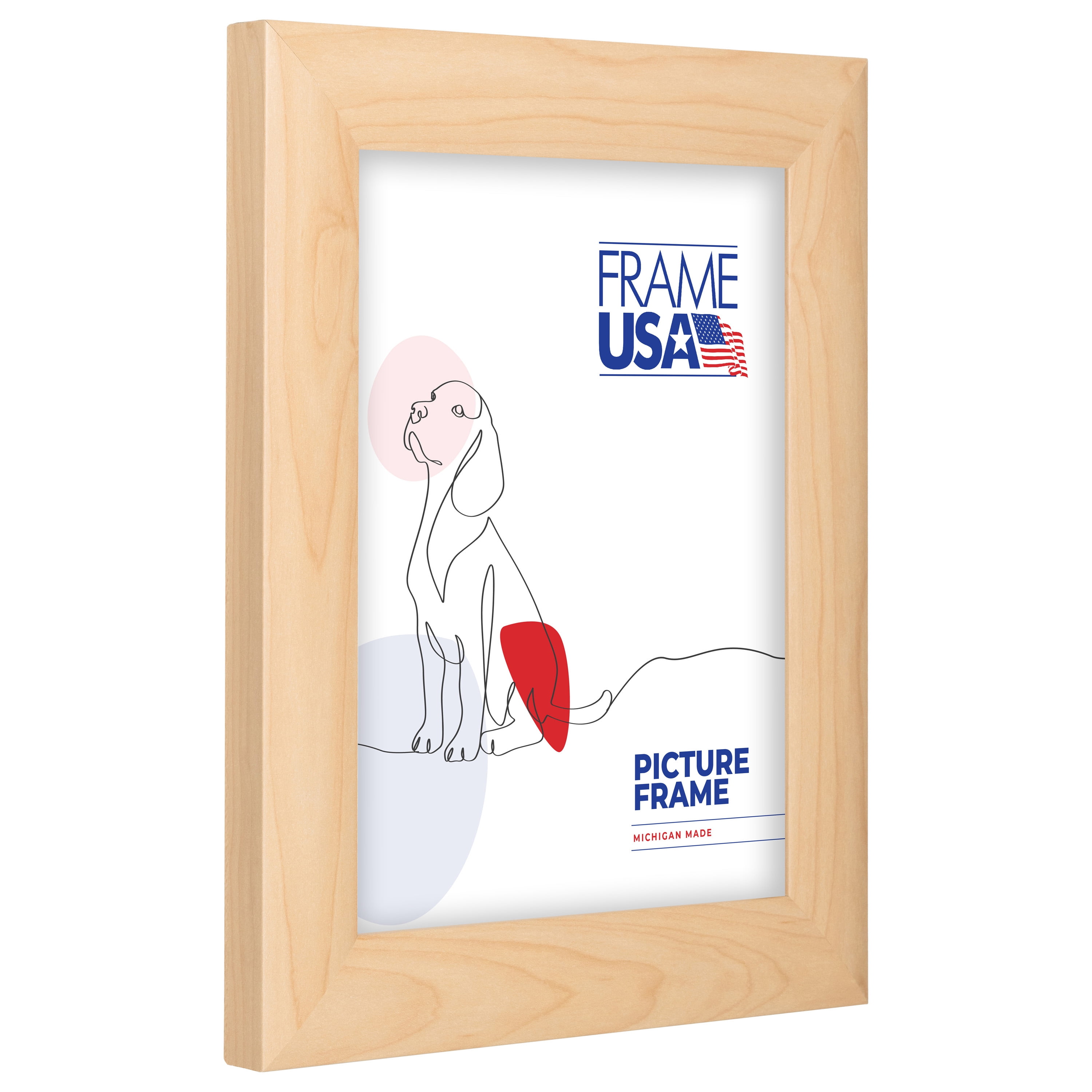 18x24 Picture Frame Beige Corporate, 58015, 1.5 Inch MDF, Plexiglass, Wall Display