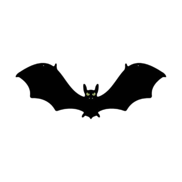 Halloween Hanging Bats Decorations Outdoor 3D Realistic Scary Flying Bats With Glowing Eyes For Front Door Yard Tree Halloween Hanging Decorations Outside