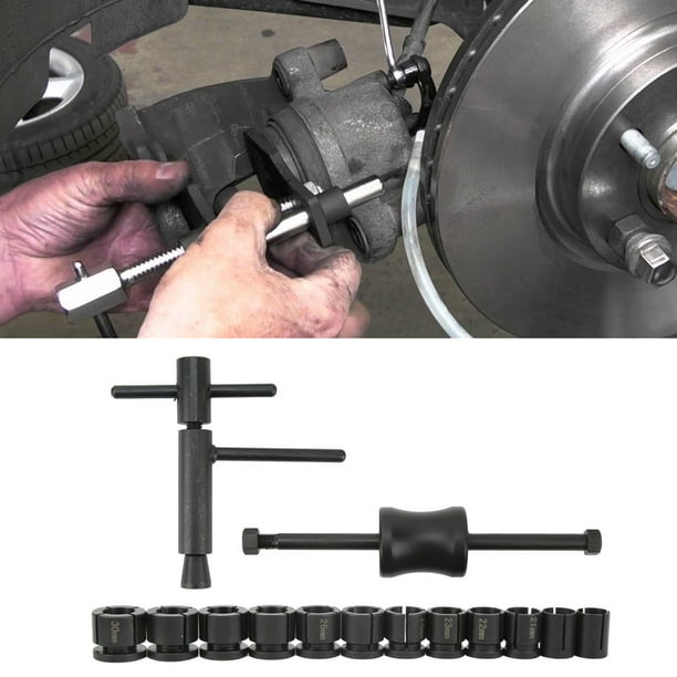Herramienta de extracción de pistón de pinza de freno de motocicleta kit de extracción de pistón de pinza de freno 12 adaptadores sólidos de alta resistencia para ANGGREK Otros