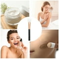 thumbnail image 5 of Unique Bargains 1 Pc Lightweight Marble Facial Mask Brush Gold Tone Black White, 5 of 5