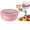 Pink, variant on VHXWUGN Table Concept Food Storage Containers, Plastic Bowls with Lids, Mixing Bowls, Food Prep Containers, Meal Prep Container, 1 Piece Blue Mini