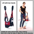 thumbnail image 4 of Arnés portátil Baby Walker DERALAON para aprender a caminar, rojo, 4 of 6