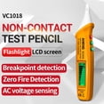 thumbnail image 3 of ANENG VC1018 Testeur de Tension Numérique LCD Sans Contact 12V-1000V Stylo Multifonction, 3 of 8