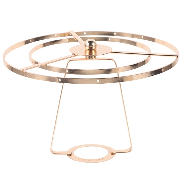 FOMIYES 1Jgo Armazón Ornamental Para Pantalla De Dorado De Hierro Para Lámparas Decorativas