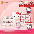 Hellokitty bowl children‘s tableware household bowl spoon set baby bowl