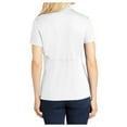 thumbnail image 2 of Yellow Rooster Women’s Micropique Sport-Wick Polo T-Shirts White S, 2 of 6