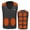 Black, variant on XFLWAM Mens Heated Vest Warm Rechargeable Heated Vest Rechargeable USB Warming Heated Vest Winter Vest for Women with 12 Heating Zone Black XL