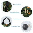 thumbnail image 7 of FORMRS Women's Travel Backpack Purse Anti-Theft Hidden Pockets Casual Shoulder Bag, Green Flowers Pattern, 7 of 7