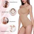 thumbnail image 3 of QRIC Women Waist Trainer Shapewear Tummy Control Fajas Colombianas Body Shaper Sexy V-Neck Slim Bodysuit Tops (S-L), 3 of 7
