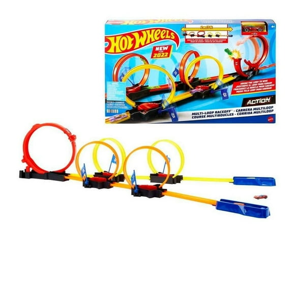 Pista de Juguete Hot Wheels Action Competencia Súper Loop