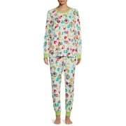 Dr. Seuss' The Grinch Women’s Family Pajamas, 2-Piece Set