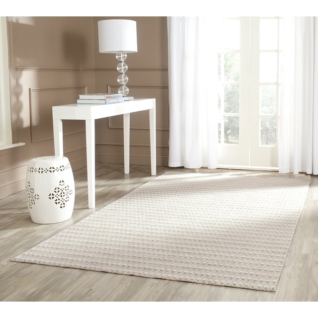 SAFAVIEH Himalaya Collection 5' x 8' Beige HIM700A Handmade Premium Wool Area Rug