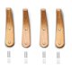 thumbnail image 4 of SZTXJ 4 Pieces Wooden Coat Hooks Natural Wood Wall Hanger Simple Modern V-Shape Wall Mount Stor (Wood Color), 4 of 5