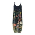 thumbnail image 3 of Robe Grande Taille pour Femmes Sans Manches Bohème Ample Longue Maxi Robes Été Décontractée Robe de Plage, 3 of 4