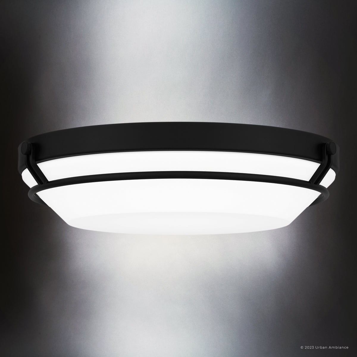 Luxury Minimalist Ceiling Light, Matte Black, UQL4700