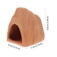 thumbnail image 4 of 2Pcs Aquarium Decoration Cave Fish Hideout Cave Fish Shrimp Cave Hiding Playing Cave Fish Tank Decor, 4 of 8
