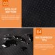 thumbnail image 4 of Methold Almohadilla para orinar para mascotas, estera de entrenamiento reutilizable impermeable, almohadilla de absorción de animales no Suministros para perros, 4 of 6