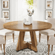 thumbnail image 1 of Mesa Comedor de Madera - Comedor para 4 sillas - Mesas de Comedor de 120 cm - Mesa de Comedor de Granja Base de Cruz., 1 of 1