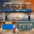 PEXMOR 4.5ft Portable Pool Table, Foldable for Teens & Adults, Indoor