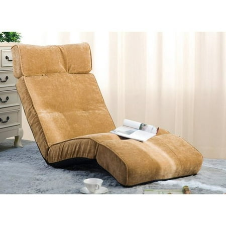 Merax Adjustable Floor Recliner Sofa Beige Walmart