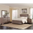 thumbnail image 2 of Kauffman 4-piece Queen Bedroom Set Washed Taupe, 2 of 15
