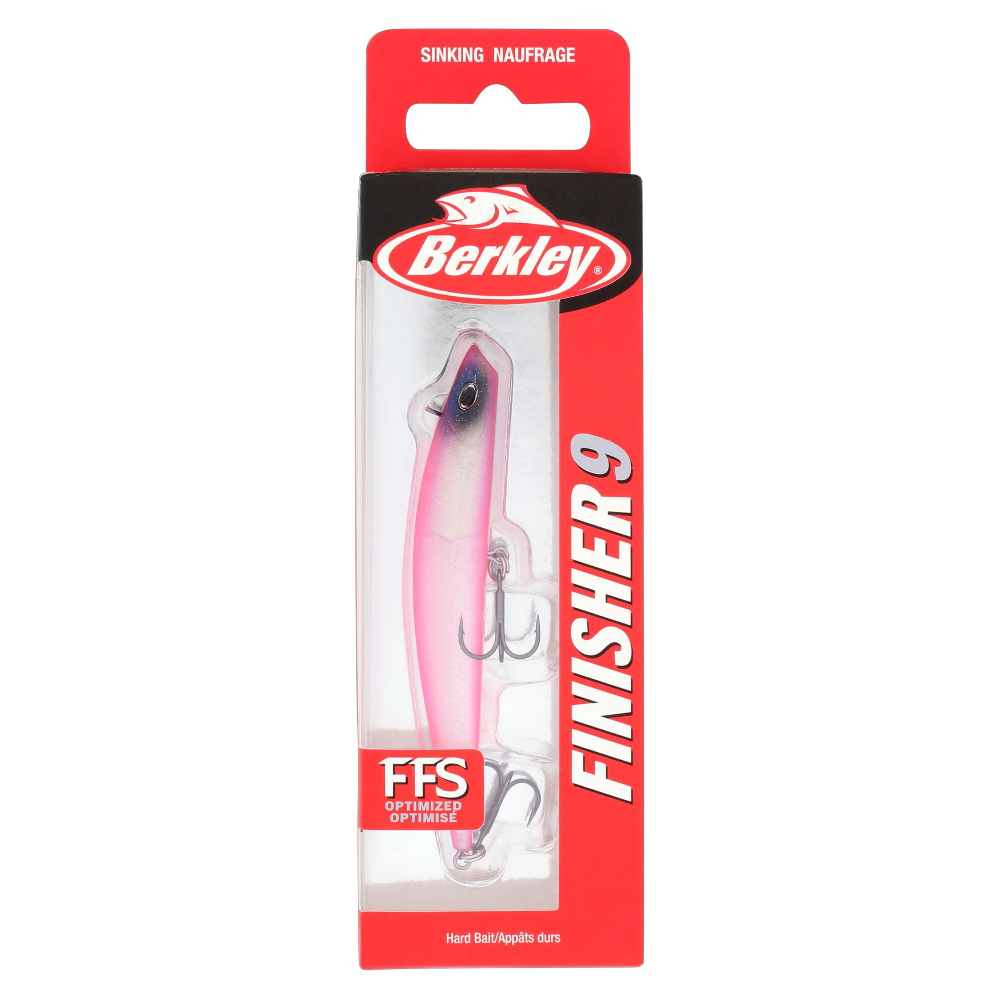 Berkley Finisher, 3.5 in, Glide Baits, Pink Pearl (1 Count)